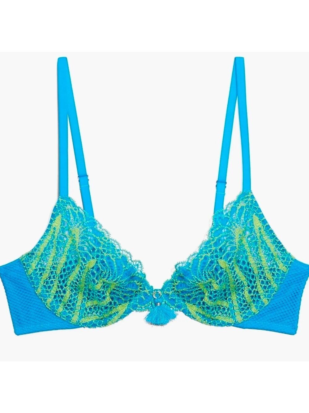 Savage X Fenty Stranded in Lace Plunge Bra